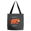 bearly awake Tote Bags