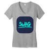swag blu Women's V-Neck T-Shirt