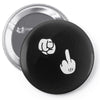 mickey fuck you rouge Pin-back button