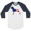 patriotic boxer 3/4 Sleeve Shirt