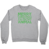 merry christmas ya filthy animal Crewneck Sweatshirt