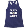 Crazy Dog Lady Racerback Tank