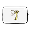 moo, i'm a goat Laptop sleeve