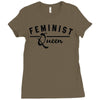 feminist queen Ladies Fitted T-Shirt