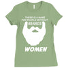 people without beard Ladies Fitted T-Shirt