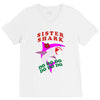 Sister Shark -Shark Do Do Do V-Neck Tee