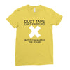 duct tape Ladies Fitted T-Shirt