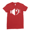 bass speaker Ladies Fitted T-Shirt