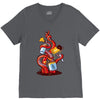 angle gravity V-Neck Tee