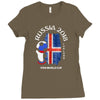 iceland national team youth 2018 fifa world cup Ladies Fitted T-Shirt