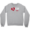 love and a dog life Crewneck Sweatshirt