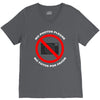 no photos please V-Neck Tee