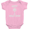 happy hallo wine Baby Onesie
