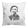 new rocky balboa movie mickey you're a bum Throw Pillow