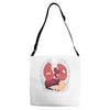 heart attack Adjustable Strap Totes