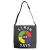 simon says funny Adjustable Strap Totes