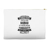Super Cool Mimi Of A Freaking Awesome Granddaughter Accessory Pouches