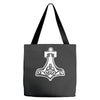 thors hammerretro viking norse fashion cool Tote Bags