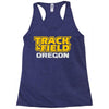 track and field oregon Racerback Tank