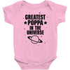 Greatest Poppa In The Universe Baby Onesie