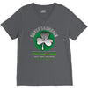 silver shamrock V-Neck Tee