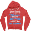 they call me gramps partner in crime Zipper Hoodie