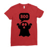 Ghost Boo Ladies Fitted T-Shirt