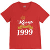 kings are born in 1999 V-Neck Tee