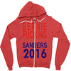 bernie fucking sanders 2016 for americans president Zipper Hoodie