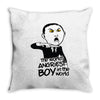 angriest boy in the world Throw Pillow
