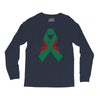 liver ribbon and rose Long Sleeve Shirts
