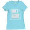 retro floppy Ladies Fitted T-Shirt