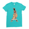 go vegan 6 Ladies Fitted T-Shirt