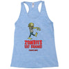 zombies eat brains Racerback Tank