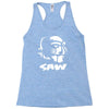 saw puppe horror Racerback Tank