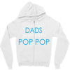 best dad get promoted to pop pop Zipper Hoodie
