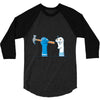 bad sock puppet 3/4 Sleeve Shirt