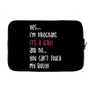 Yes...I'm Pregnant.It's a Girl! And No...You Can't Touch My Belly! Laptop sleeve