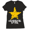 cribbage star Ladies Fitted T-Shirt