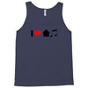 i love house music t shirt edm club wear rave electro party progressiv Tank Top