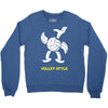 volleyball style sport funny gift present outdoor Crewneck Sweatshirt