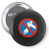 no quenelle! Pin-back button