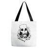 bart skull Tote Bags