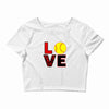 love softball Crop Top
