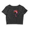breast cancer girl power Crop Top