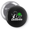 chillkr&ouml;te  fun kult shit bong marihuana joint smoke weed punk gras Pin-back button