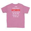 i was going to be a trump voter for halloween but my head wouldn't fit Youth Tee