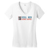 real maen change diaper Women's V-Neck T-Shirt