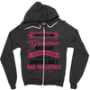 They Call Me Grandma Partner In Crime Funny Zipper Hoodie