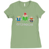 androids Ladies Fitted T-Shirt
